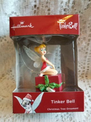 Hallmark / Disney Tinker Bell Christmas Ornament In The Box