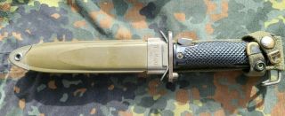 Post Ww2 Us Military M5a1 Bayonet Made By Milpar With M8a1 Wd Scabbard