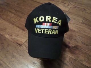 U.  S Military Korea Veteran Hat Military Ball Cap Korea War Veteran