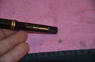Vintage Sheaffer Black Flat Ring Top 5 30 Fountain Pen Estate 3