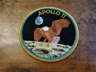 Vintage Authentic Nasa Apollo 11 Space Mission Patch 4 " Eagle