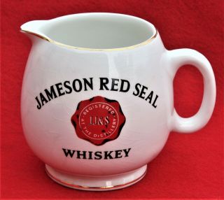 Jameson Red Seal Whiskey 4 " Ceramic Creamer/pitcher