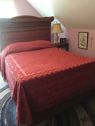 Vintage Queen Chenille Bedspread