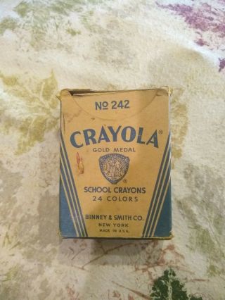 Vintage 1950’s Crayola Crayon With Flesh Color Binney & Smith Company No 242