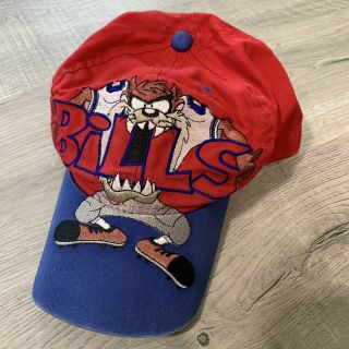 Buffalo Bills Taz Looney Tunes Big Logo Nfl Vintage Youth Snapback Hat