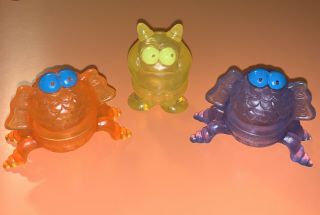 3 Vintage Roy Rogers Kids Meal Toy The Real Ghostbusters Monster -