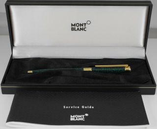 Montblanc Noblesse Marble Green Lacquer Ballpoint Pen