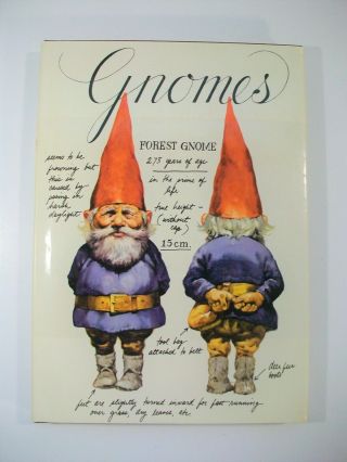 Vintage Gnomes Fantasy Illustrated Hb Book 1977 Wil Huygen Poortvliet