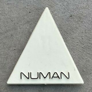 Rare Vintage 1979 Gary Numan Pin Pleasure Principle Tour Badge Tubeway Army Exmt