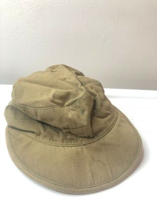 Us Korean War Hat Cap Field Cotton M - 1951 M51 7 1/2 Cold Weather Helmet Ear Flap