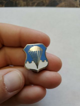Us Air Force Basic Parachutist Badge Sterling 1956 To 1963 Issue Hlp Maker