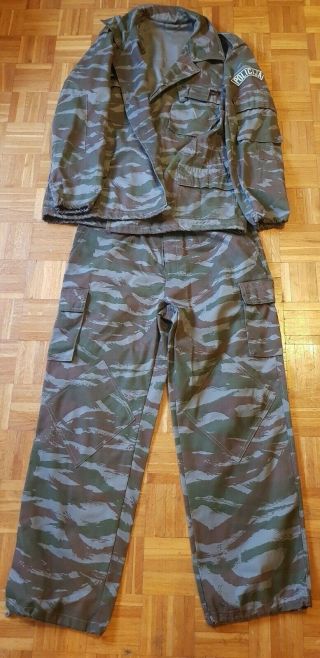 Croatia Military Police Uniform Winter Jacket Authentic Cro Army Camouflage