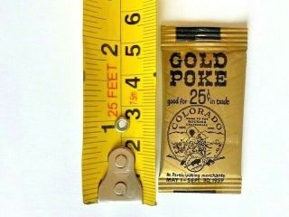 Rare 1959 Colorado Centennial Gold Poke Souvenir - Contains Real Gold