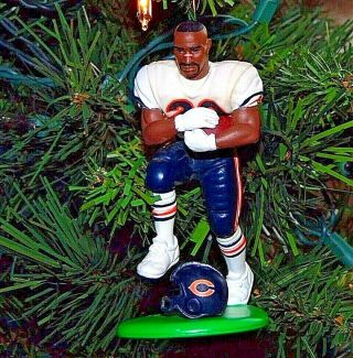 Raymont Harris Chicago Bears Xmas Nfl Football Tree Ornament Holiday Vtg Jersey
