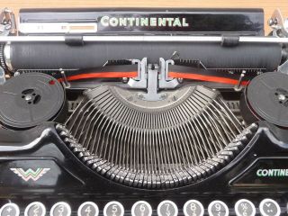 CONTINENTAL Typewriter,  Vintage Typewriter,  Black Typewriter,  Workinng Typewrite 5