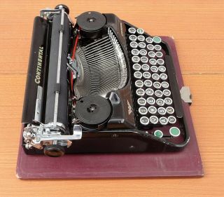 CONTINENTAL Typewriter,  Vintage Typewriter,  Black Typewriter,  Workinng Typewrite 6