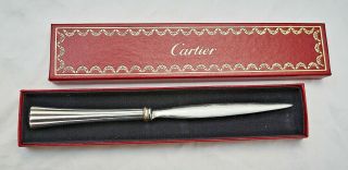 Cartier Sterling Silver Letter Opener