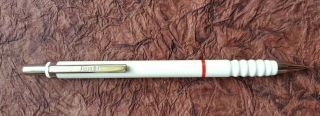 Vintage Rotring Tikky Special 0.  5 White Mechanical Pencil Germany Vtg