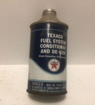 Vintage Texaco Fuel System De - Icer 12oz Can W/out Cap