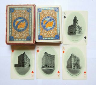 St Joseph Missouri Gold Edge Playing Cards (1907)