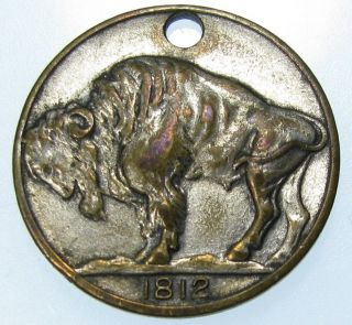 17th Infantry Buffalo 1950 - 1955 Korea Army Challenge Coin / 17th INF 3