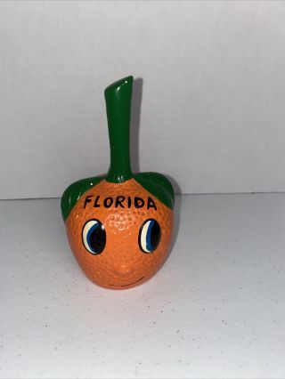 Vintage Anthropomorphic Florida Orange Bell Travel Souvenir Fl State