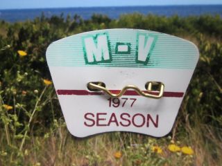 1977 Margate / Ventnor Jersey Seasonal Beach Badge/tag 44 Years Old