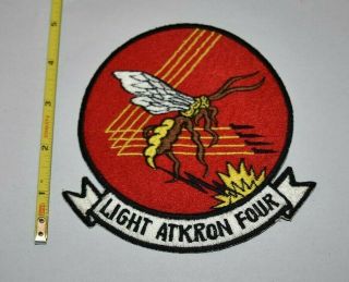 Extremely Rare " Ace Novelty " Light Attack Squadron Four Patch.  Rare