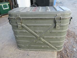 1952 Us Army Knapp - Monarch Co.  Cooler Military Green -
