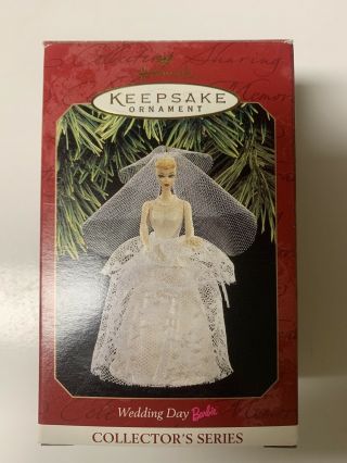 1997 Wedding Day Barbie Hallmark Keepsake Ornament Christmas Collector’s Series