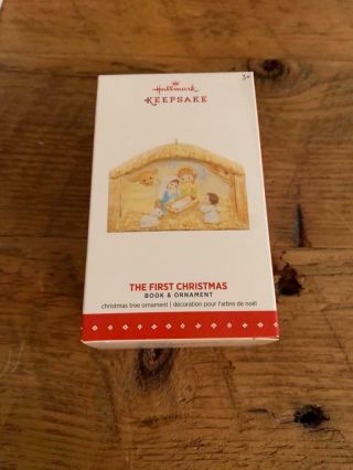 Hallmark Keepsake Ornament The First Christmas Book And & Ornament 2015
