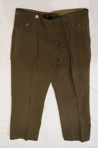 Post Ww2 Canadian Army Battle Dress Pants Trousers Size 15