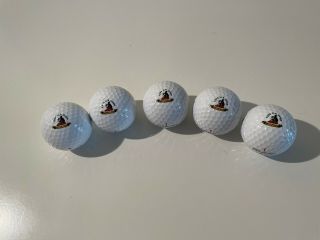 1994 Us Open Logo Golf Balls Oakmont Country Club Set Of 5 Slazenger 1 & 4