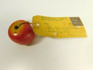Vintage Shenandoah Apple Candy Wood Container Mail Winchester Virginia W/tag