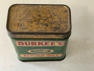 Vintage Spice Tin,  Durkee ' s Ketchup Spice 2
