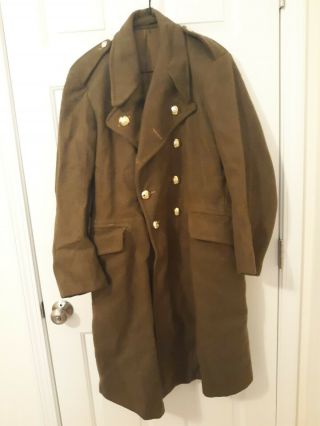 Daimler Ferret Armored Car / British Army Greatcoat - 1951 Pattern,  Great Shape