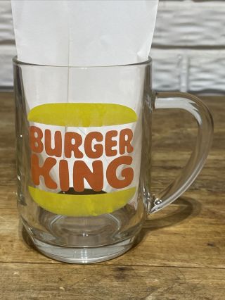 Hires Root Beer Chug - A - Lug Glass Mug Burger King Made In France Vintage 2