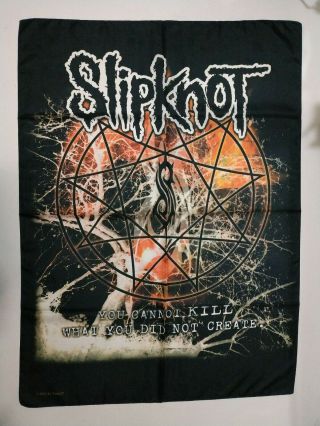 Vintage Slipknot 2004 Textile Poster Flag