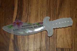 Vintage Lake Preston Sd South Dakota Advertising Souvenir Sword
