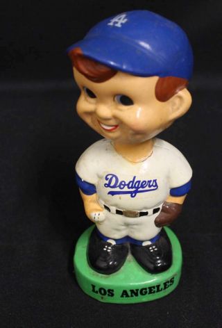 Vintage Los Angeles Dodgers Baseball Player Ceramic Bobble Head T147