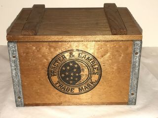 Vintage Proctor & Gamble " Ivory Soap " Wooden Box.  Wood