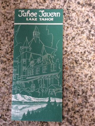 C.  1920’s - Tahoe Tavern,  Lake Tahoe - Advertisement Brochure