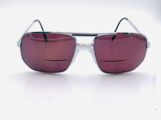 Vintage Girard 3101 Silver Metal Aviator Sunglasses Japan Frames Only