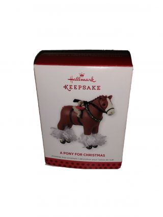 Hallmark Keepsake Ornament A Pony For Christmas 2013 16th In Series