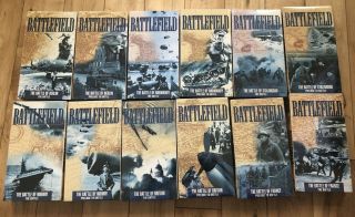 Time Life Battlefield Series Vhs 12 Volumes Series 1