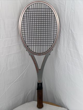 Head Amf Arthur Ashe Competition 2 4 5/8l Vintage Wood Tennis Racquet With Cover