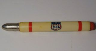 Vtg 1950s Missouri Farmers Association Mfa Warrensburg Missouri Bullet Pencil