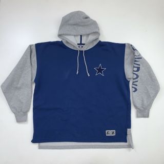 Vintage Starter Dallas Cowboys Hoodie Sweatshirt Size Men’s Xl Nfl Football 90s