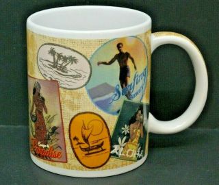 Vintage Abc Stores Hawaii Coffee Cup Mug