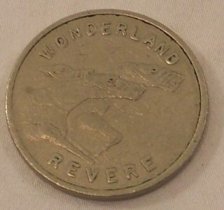 Vintage Wonderland Greyhound Park Dog Racing Track Revere Admission Coin Token